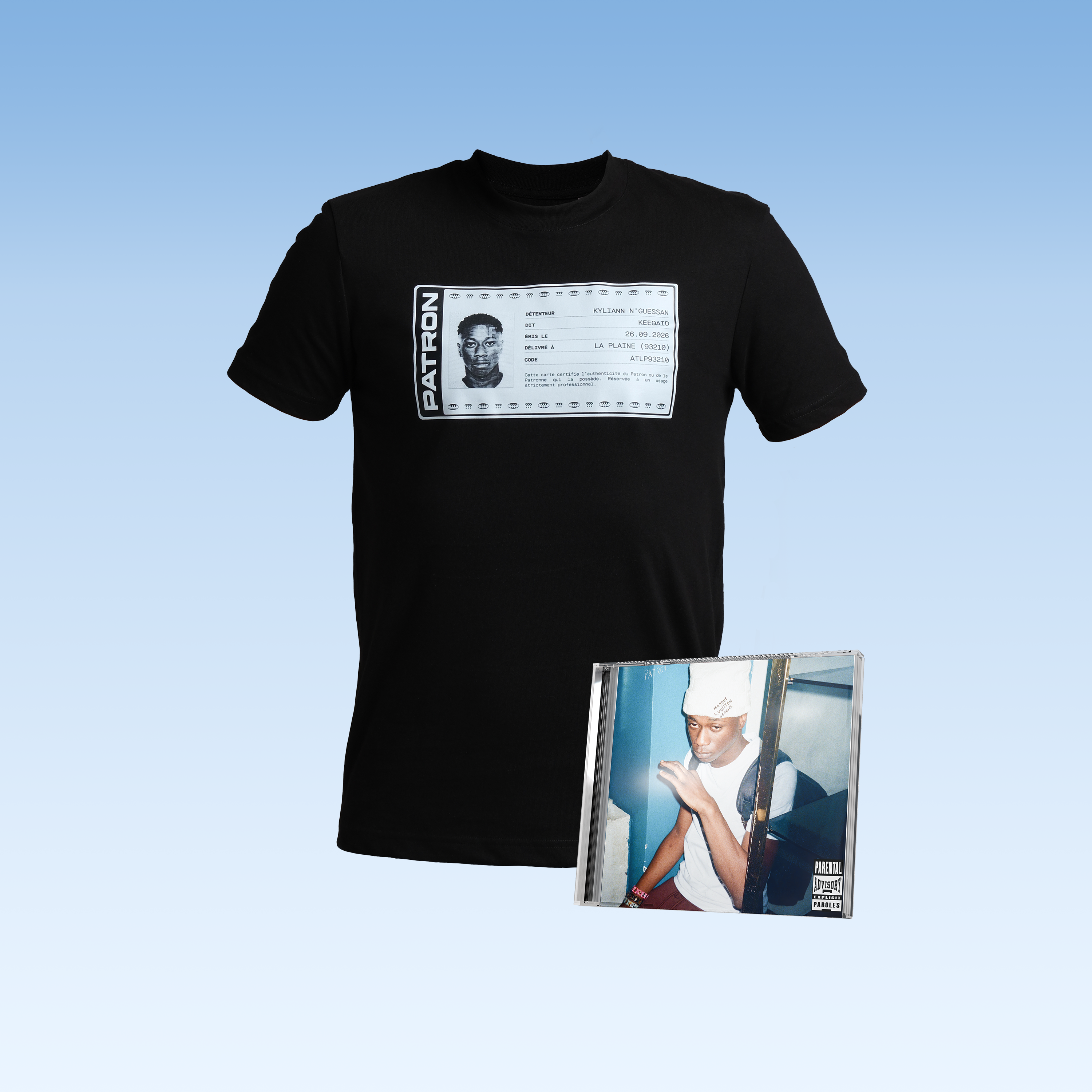 T-shirt “ID“ + CD “PATRON“