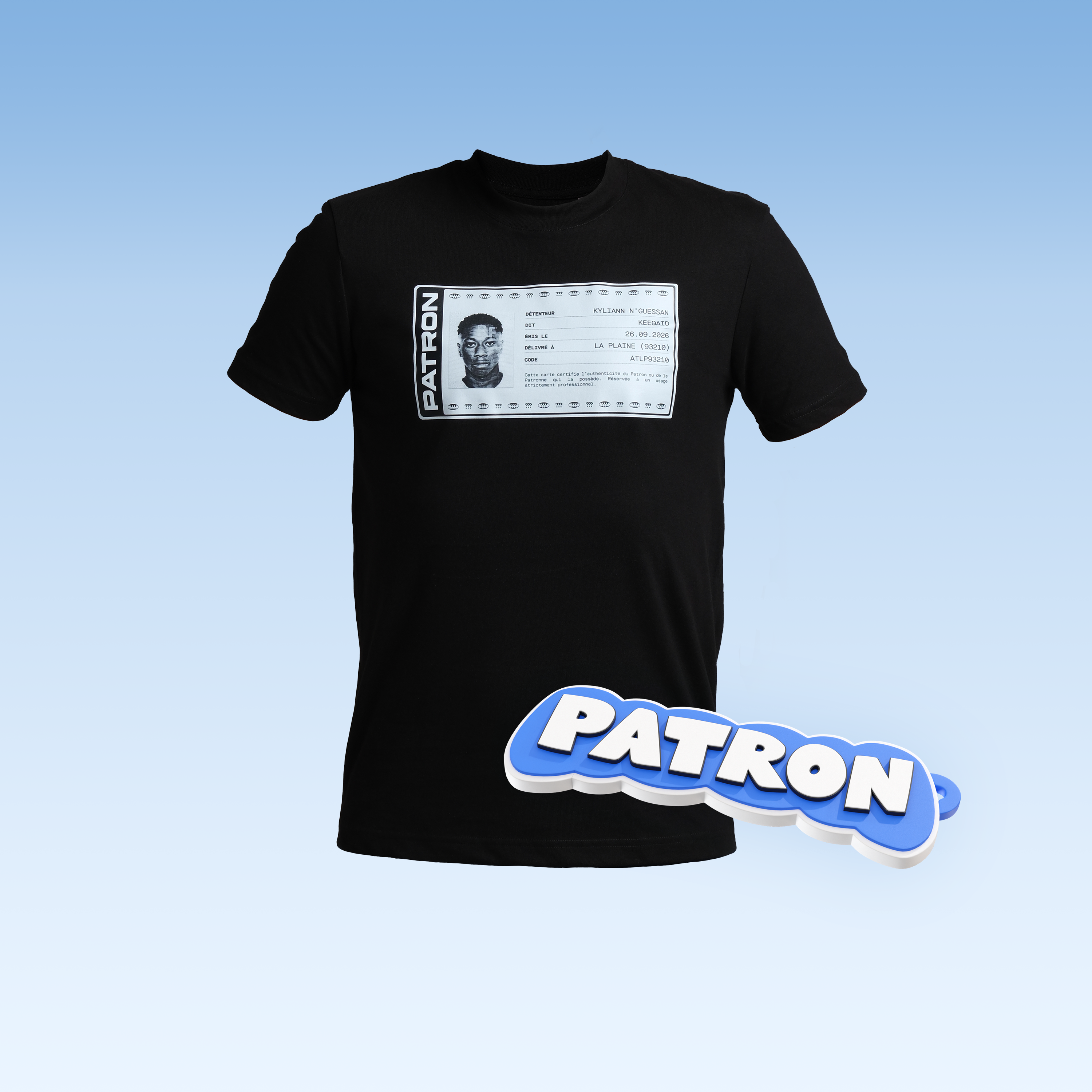 T-shirt “ID“ + Clé USB “PATRON“